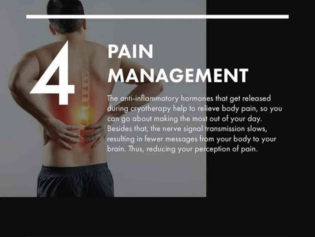 Pain management therapy 