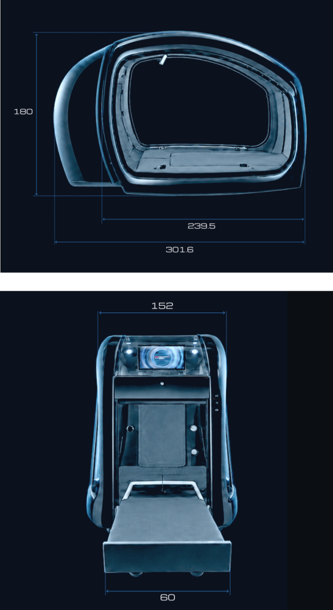 Dimensions in metric system