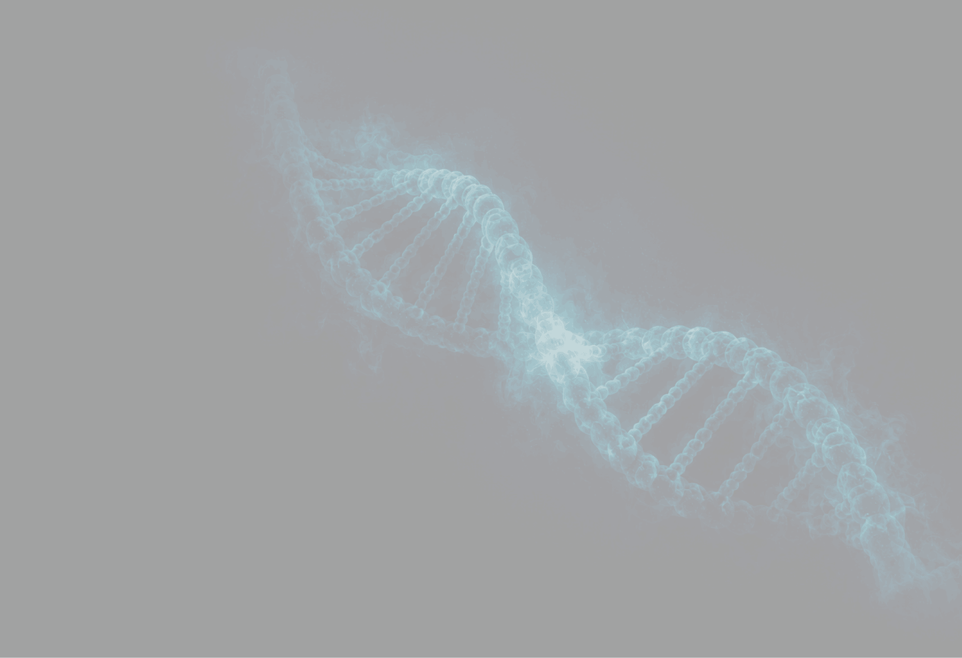 O dublă spirală de ADN albastru strălucitor se spiralează printr-un fundal întunecat, evidențiind imagini genetice.