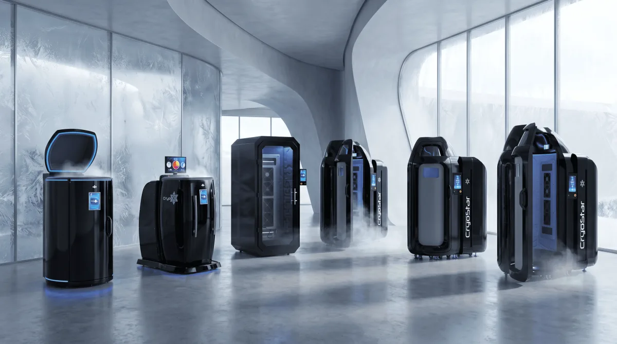 7 Types of Cryosaunas Explained: Open-Top, Walk-In, Electric & More| image_1