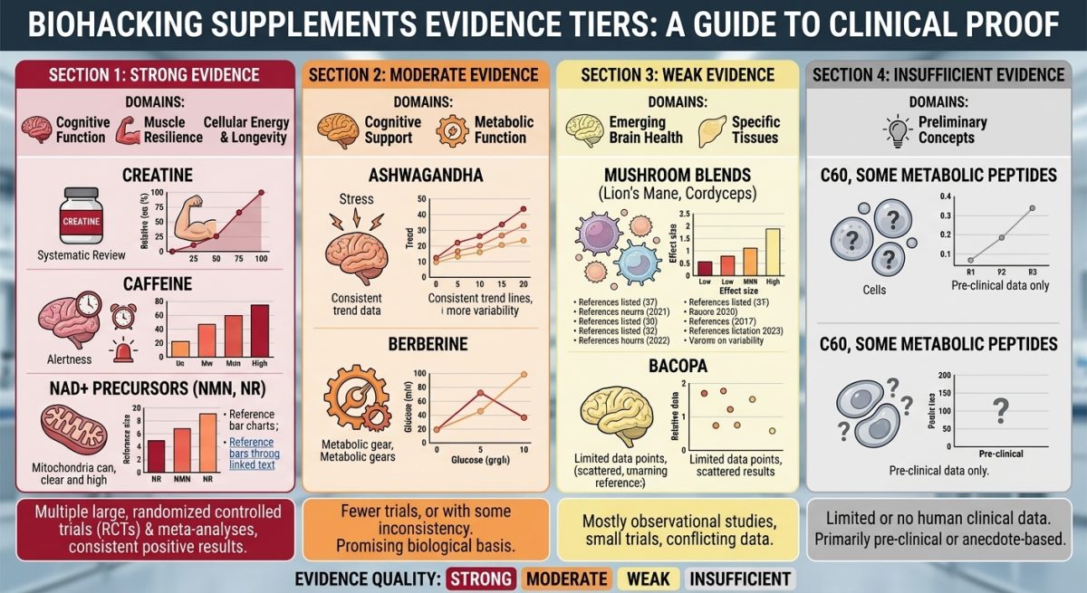 Biohacking Supplements 2026: What’s Backed by Research, What’s Hype| image_2