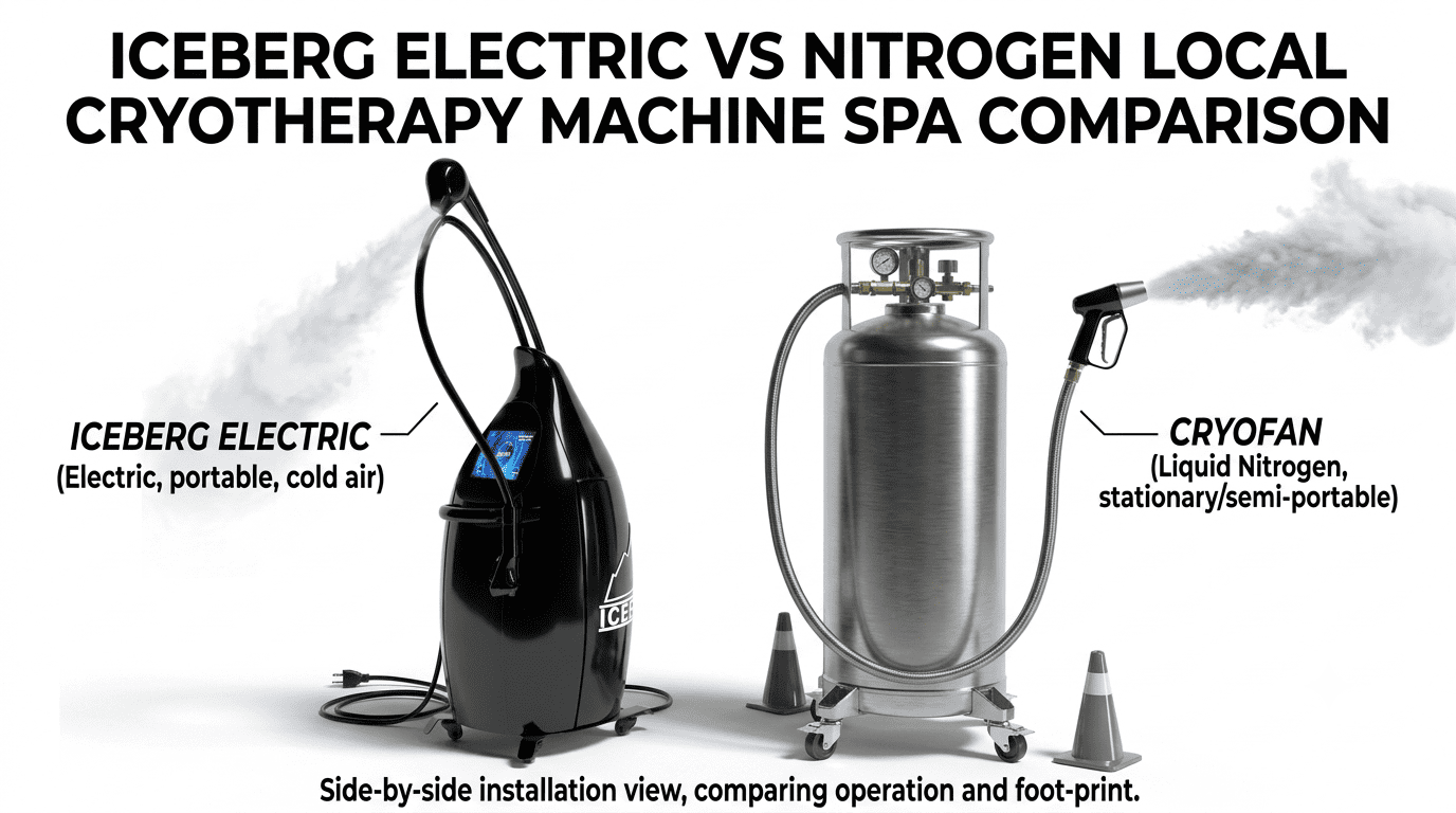 Iceberg Electric vs Nitrogen Local Cryotherapy: A Spa Owner’s Choice| image_1