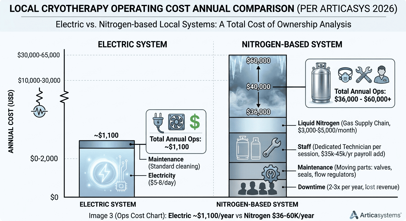 Iceberg Electric vs Nitrogen Local Cryotherapy: A Spa Owner’s Choice| image_3