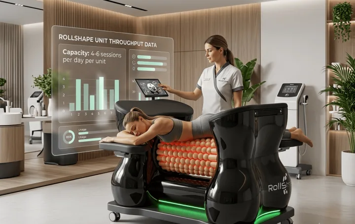 Aparat cu role pentru drenaj limfatic: Înlocuirea terapiei manuale în centrele de wellness