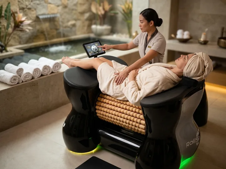 Aparat de rulare corporală de vânzare: Ghidul cumpărătorului pentru spa-uri comerciale