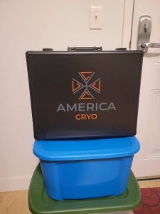 Dispozitiv mobil America Cryo nou-nouț (încă în cutia de transport) cu accesorii image_1