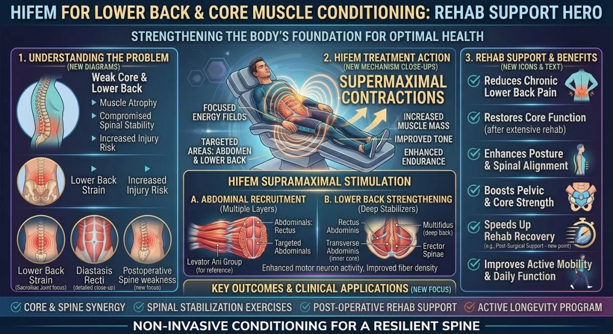 HIFEM for Lower Back and Core: Muscle Conditioning and Rehab Support| image_1